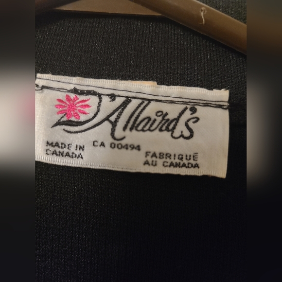 D'Allaird's vintage black 3-button blazer, M - Picture 5 of 5